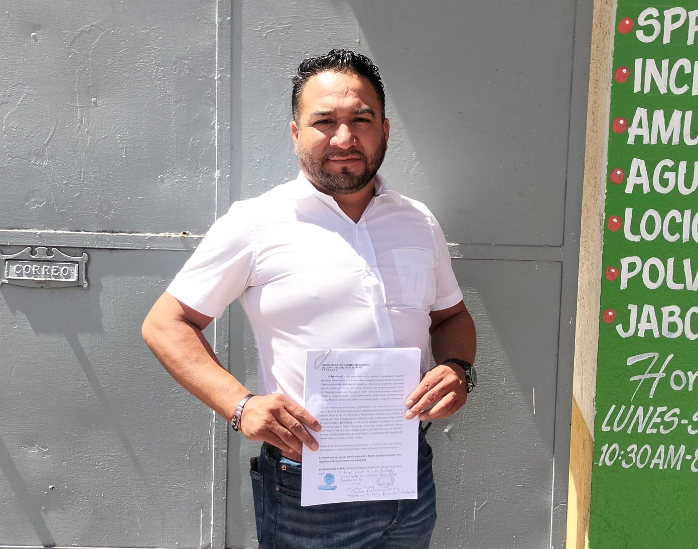 Voluntad de los chiautempenses no se vende: Nicolás Gutiérrez
